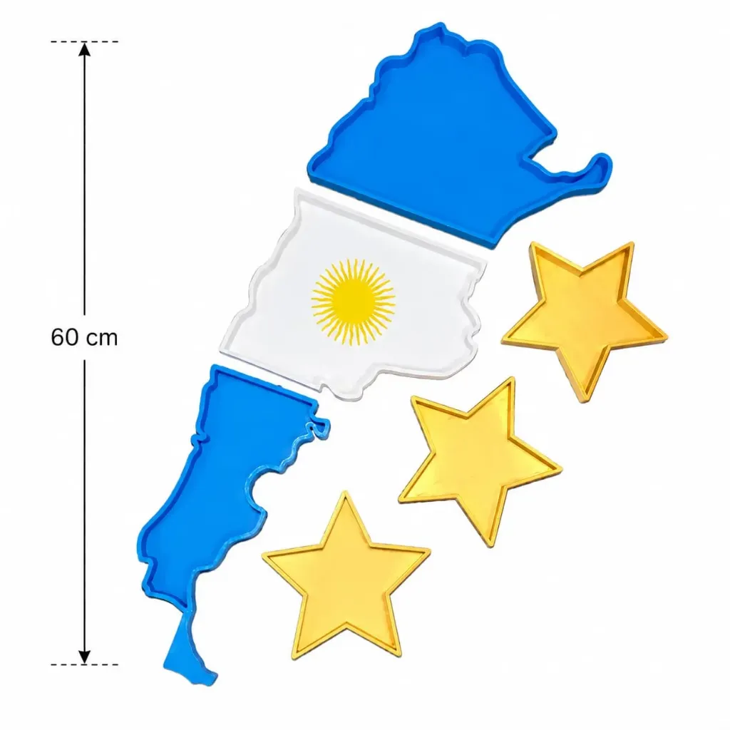 Tabla para picada Mapa Argentina
